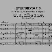 Divertimento No 9 In B Flat Major K 240 I Allegro