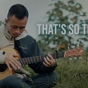 That S So True Gracie Abrams Fingerstyle Guitar Cover