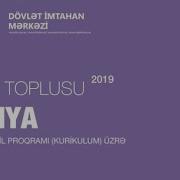 Ki Mya 2019 Yeni Test Toplusu Cavablari 1Ci Hisse