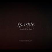 Sparkle Animated Font After Effects Template