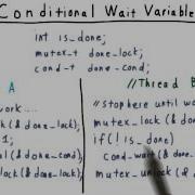 Conditional Wait Variables