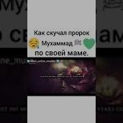 Как Скучал Пророк Мухаммад С А В По Своей Маме