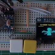 Touhou Project Bad Apple Arduino Oled Display Version