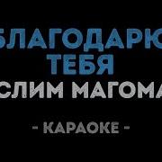 Благодарю Тебя Минус Долина