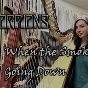 When The Smoke Is Going Down 18 String Harp Guitar