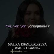 Малика Эгамбердиева У Рик Гуллаганда Минус