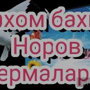 Илхом Бахши Норов Алпомиш Достонидан Парча