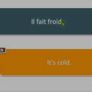 How To Pronounce Il Fait Froid 2