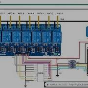 Esp8266 32 Home Assistant Switch Connected To Pcf8574 Controlling 8