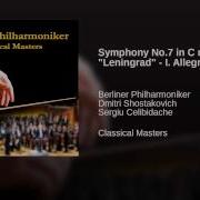 Symphony No 7 In С Major Op 60 Leningrad I Allegretto