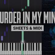 Murder In My Mind Piano