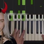 Billie Eilish All The Good Girls Go To Hell Piano Tutorial