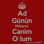 Canım Oğlum Ad Günün Mubarek
