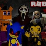 Очень Страшный Лифт В Roblox Злые Мульт Герои Бенди 5 Ночей С Фредди Джейсон Джокер Слендермен