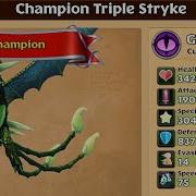 Champion Triple Stryke Grade 1000 Pvp In Brawl Dragons Rise Of Berk