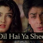 Yeh Dil Hai Ya Sheesha Hd Shahrukh Khan Raveena Tandon Yeh Lamhe Judaai Ke Songs