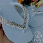 Chinelo Decorado Com Strass E Pérolas Passo A Passo