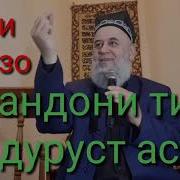 Дандони Тилло Ё Чала Барои Мард Дуруст Аст Хочи Мирзо