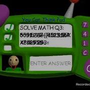 Baldi S Basics In Education And Learning Решить Третий Пример Анти