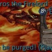 Ragnaros The Firelord Legendary Card Sounds English Standard Hearthstone