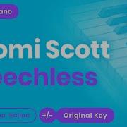 Speechless Piano Karaoke Instrumental Naomi Scott