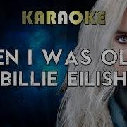 Billie Eilish When I Was Older Karaoke Instrumental Music Inspired By