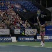 Serena Williams Service Action In Slow Motion