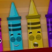 Мелки Ten В Кровати Потешки Образовательная Детская Песня Crayons Ten In The Bed Baby Song