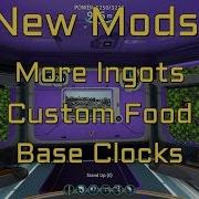 Subnautica New Mods More Ingots Custom Food Base Clocks
