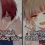 Nightcore Memories Switching Vocals