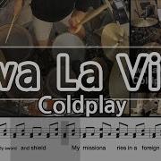 Viva La Vida Coldplay Drum Cover Drum Score