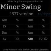 Minor Swing Backing Track