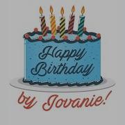 Happy Birthday Jovani