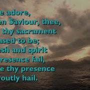 Thee We Adore O Hidden Saviour Thee