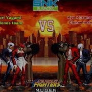 Kof Mugen Team Clones Iori Vs Team Clones Kyo