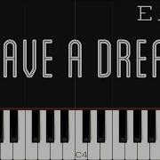 I Have A Dream Piano