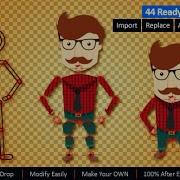 Character Animation Presets Ready Rig For Your Character After Effects Template