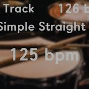 125 Bpm Drum Beat Simple Straight