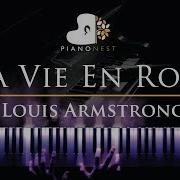 Louis Armstrong La Vie En Rose Piano