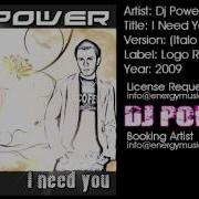 I Need You Italo Maranza Edit