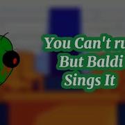Fnf You Cant Run But Bald Sings It
