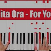 For You Liam Payne Rita Ora Piano Tutorial Instrumental