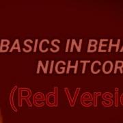 Basics In Behavior Red Nightcore