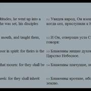 Изучаем Английский Язык Библия Матфея 5