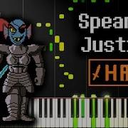 Undertale Spear Of Justice Piano Tutorial