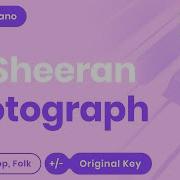 Photograph Piano Karaoke Demo Ed Sheeran