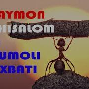 Sulaymon Alayhissalom Va Chumoli Suhbati Сулаймон Алайхиссалом Ва Чумоли Сухбати