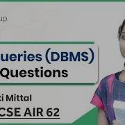 Sql Queries Gate Questions Dbms Gate Previous Year Questions Gate