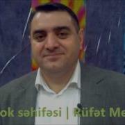 Rüfət Mehdiyev Bulud Olub