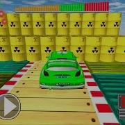 Impossible Mega Ramp Green Sports Car Stunt Drive 3 Android Gameplay